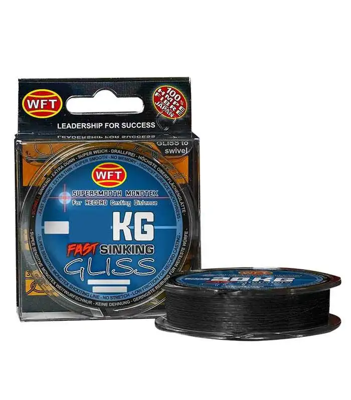 WFT Gliss Sinking Black 300m