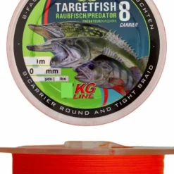 WFT Targetfish 8 Raubfisch 0,12 Mm 8 Kg 150 Meter Orange